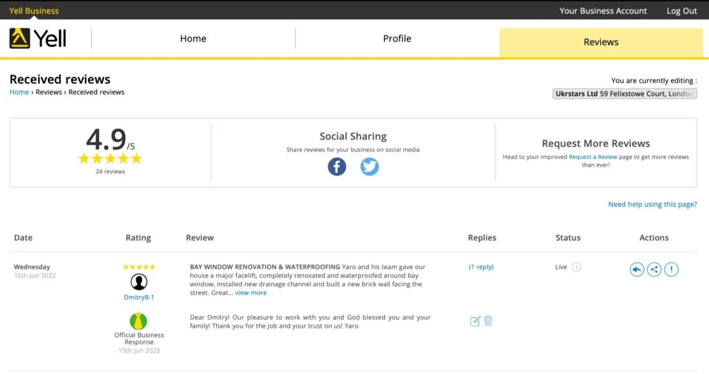 Bay Window Renovation, Waterproofing, Walthamstow in London