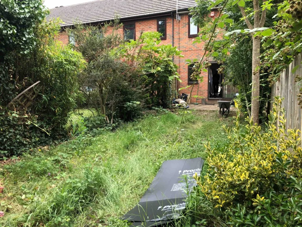 During Renovation of Garden Makeover in South East London