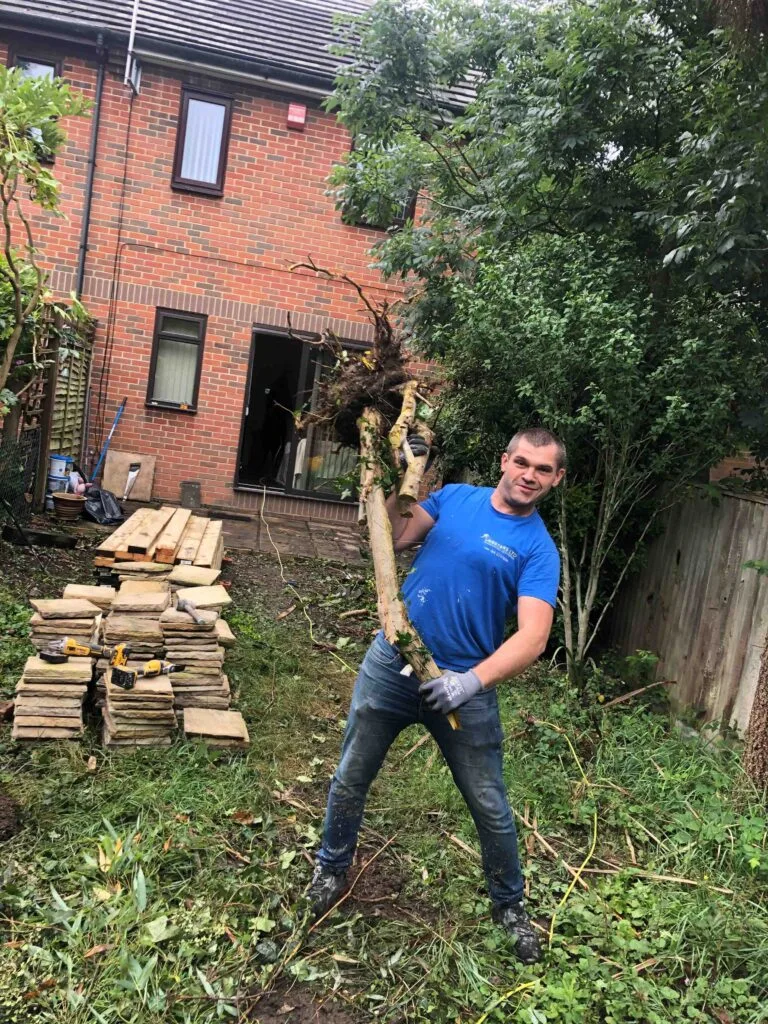 During Renovation of Garden Makeover in South East London