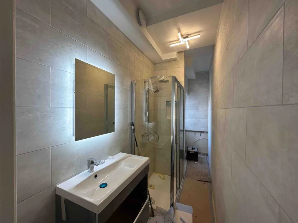 During Renovation Wet Room in Chelsea