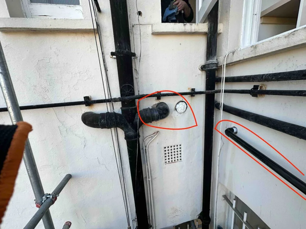 During Renovation Wet Room in Chelsea