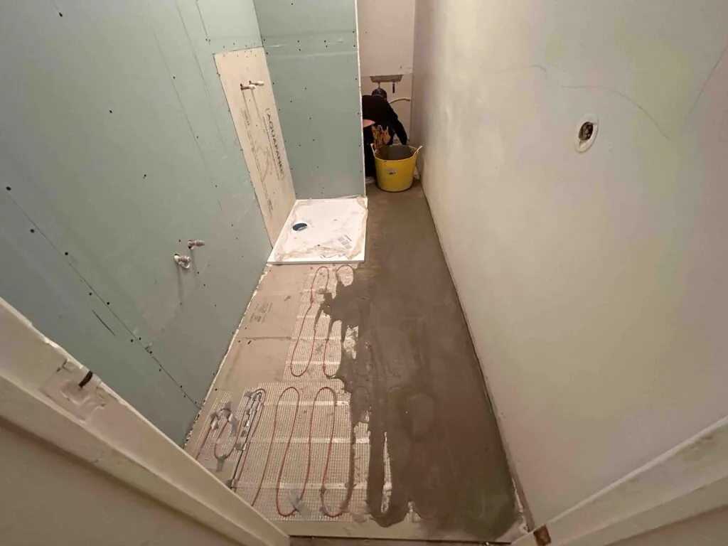 During Renovation Wet Room in Chelsea