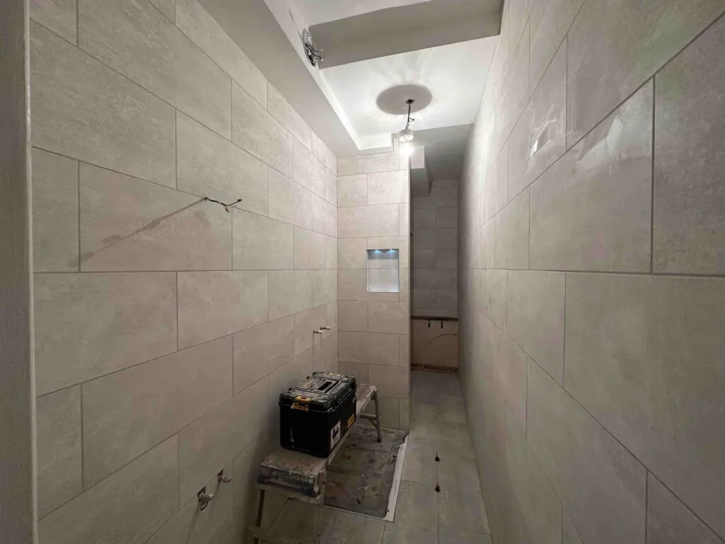 During Renovation Wet Room in Chelsea