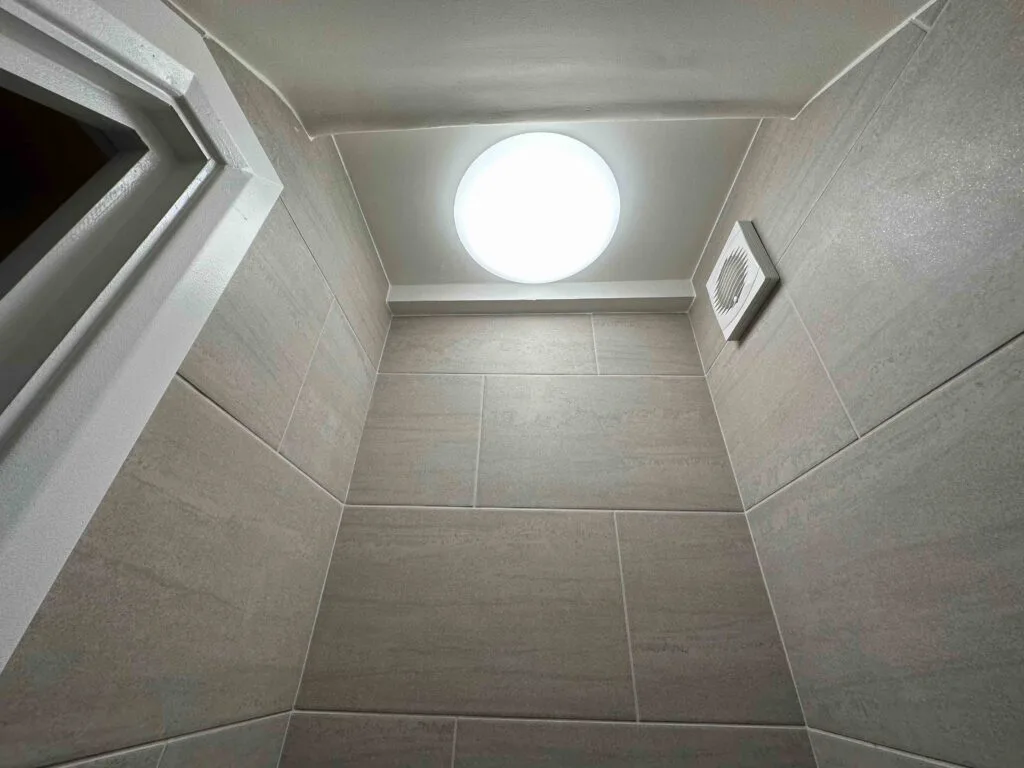 Cloakroom Refurbishment, completion