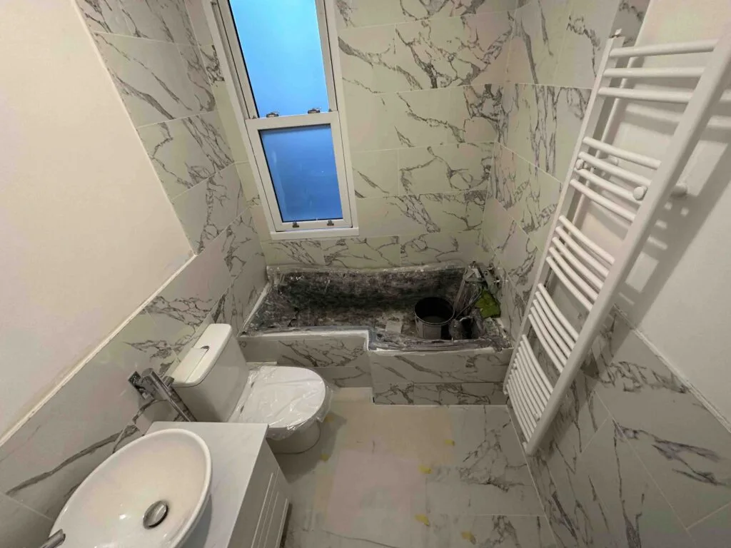Before, Stylish Bathroom Renovation in Clapham