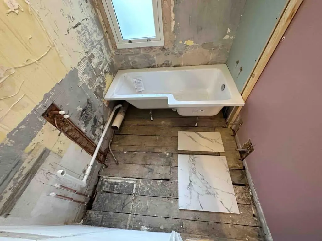 Before, Stylish Bathroom Renovation in Clapham