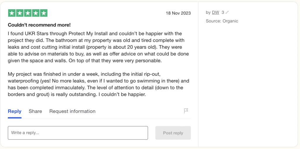 Completion of Shower Makeover in Haringey, North London