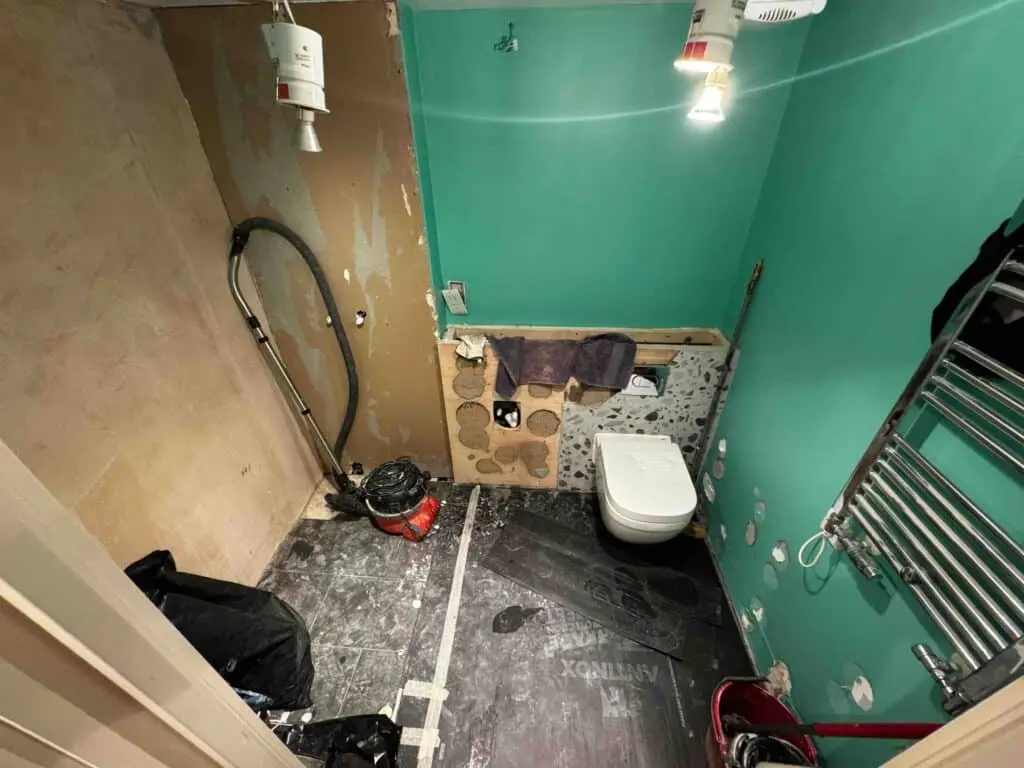 Before_Wet Room Renovation. Remedial work, Woolwich SE18