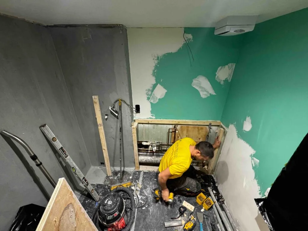 Before_Wet Room Renovation. Remedial work, Woolwich SE18