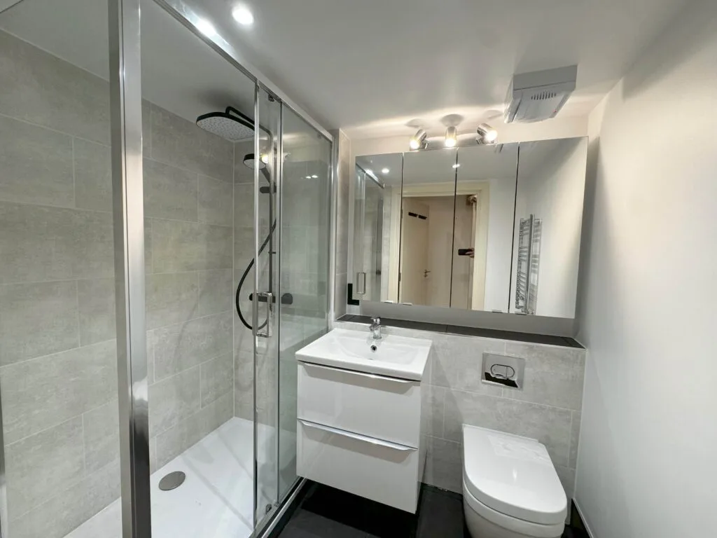 Wet Room Renovation. Remedial work, Woolwich SE18
