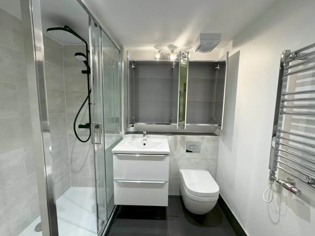 Wet Room Renovation. Remedial work, Woolwich SE18