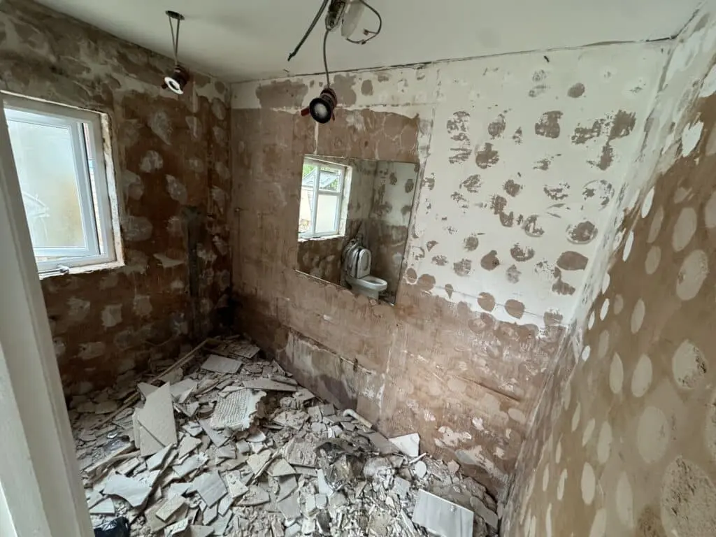 Luxurious Shower Enclosure and Bathtub Refurb at E16, London (before)