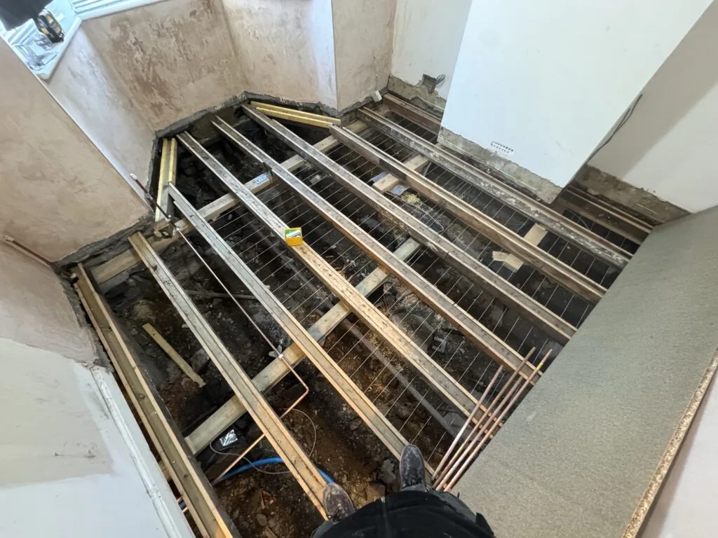 Engineered Flooring Installation, Newham, E16 (before)