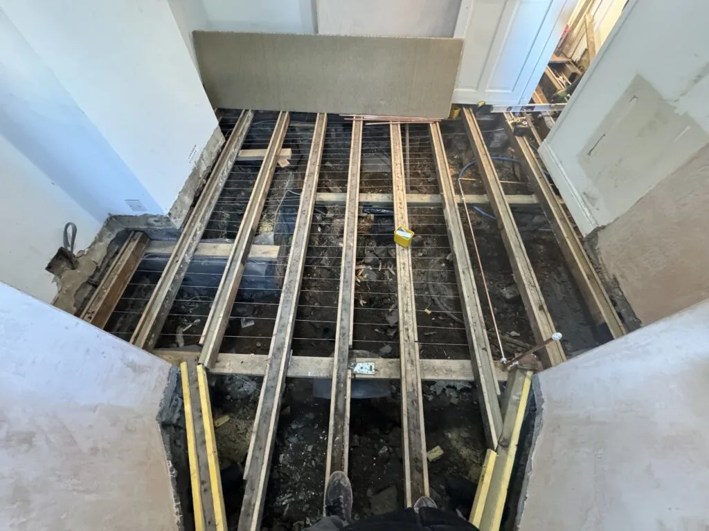 Engineered Flooring Installation, Newham, E16 (before)