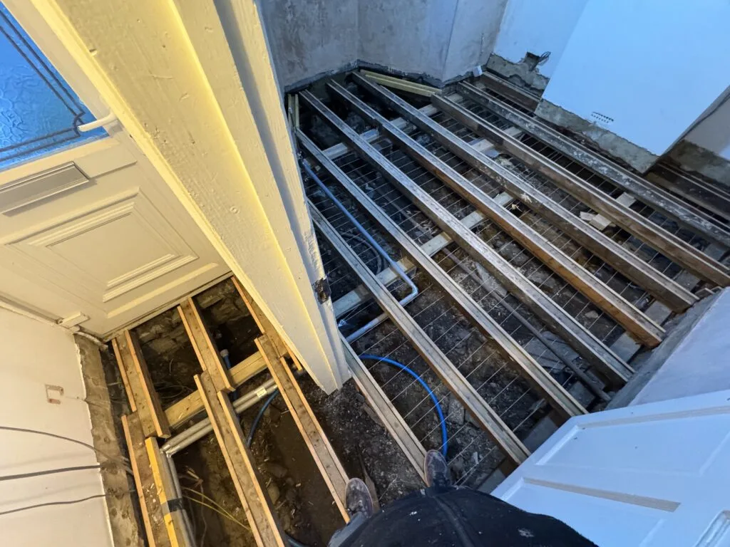 Engineered Flooring Installation, Newham, E16 (before)