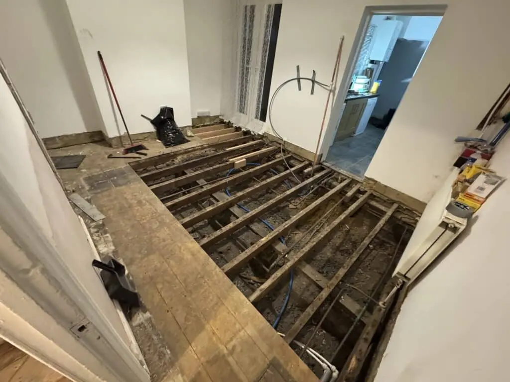 Engineered Flooring Installation, Newham, E16 (before)
