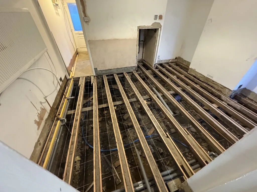 Engineered Flooring Installation, Newham, E16 (before)