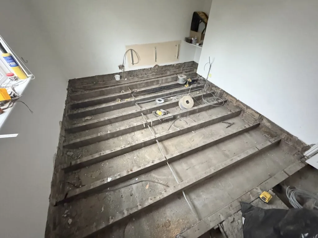 Engineered Flooring Installation, Newham, E16 (before)