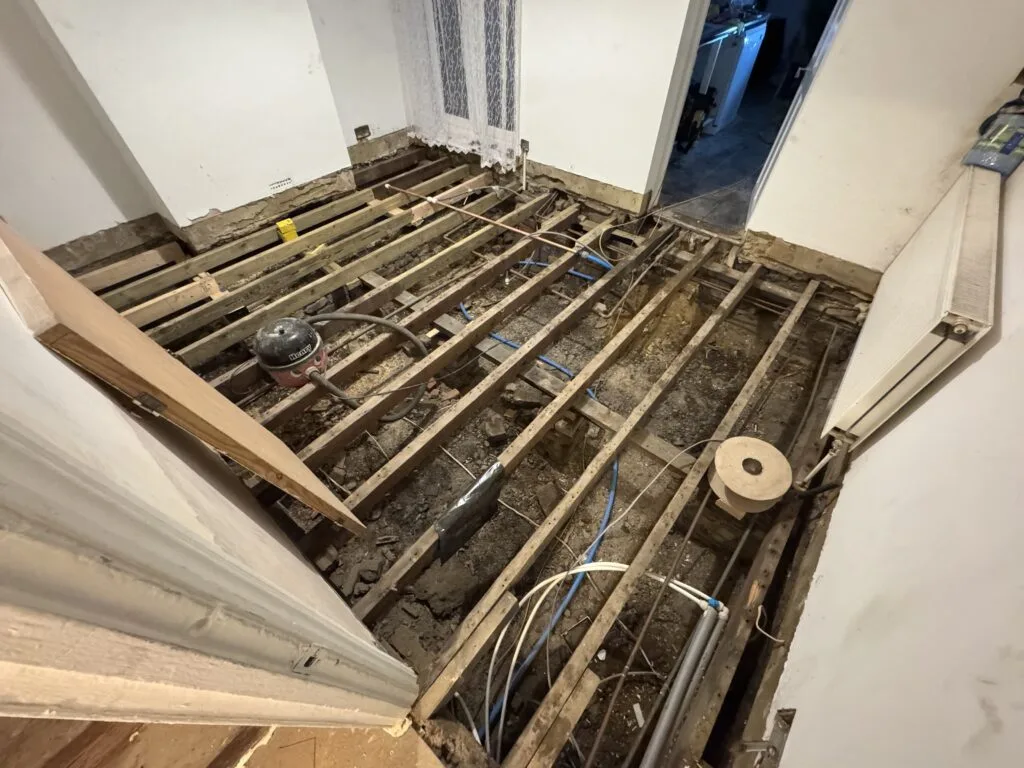 Engineered Flooring Installation, Newham, E16 (before)