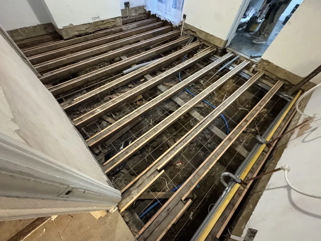 Engineered Flooring Installation, Newham, E16 (before)