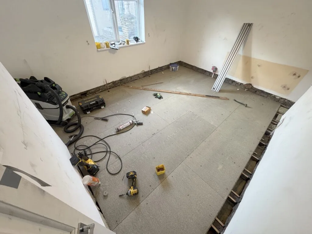 Engineered Flooring Installation, Newham, E16 (before)