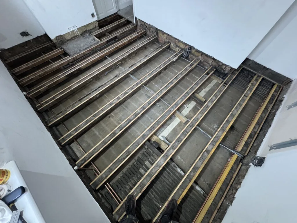 Engineered Flooring Installation, Newham, E16 (before)