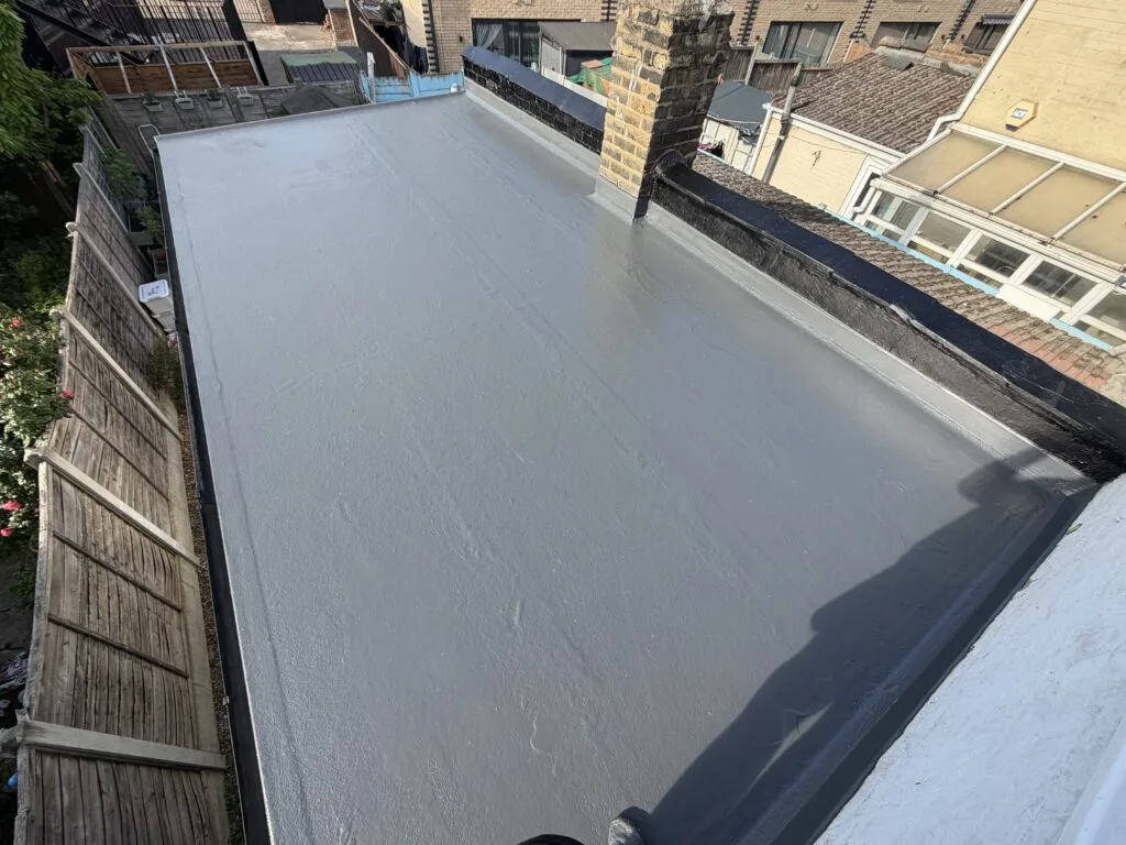 Flat roof repairing work, Custom House, E16