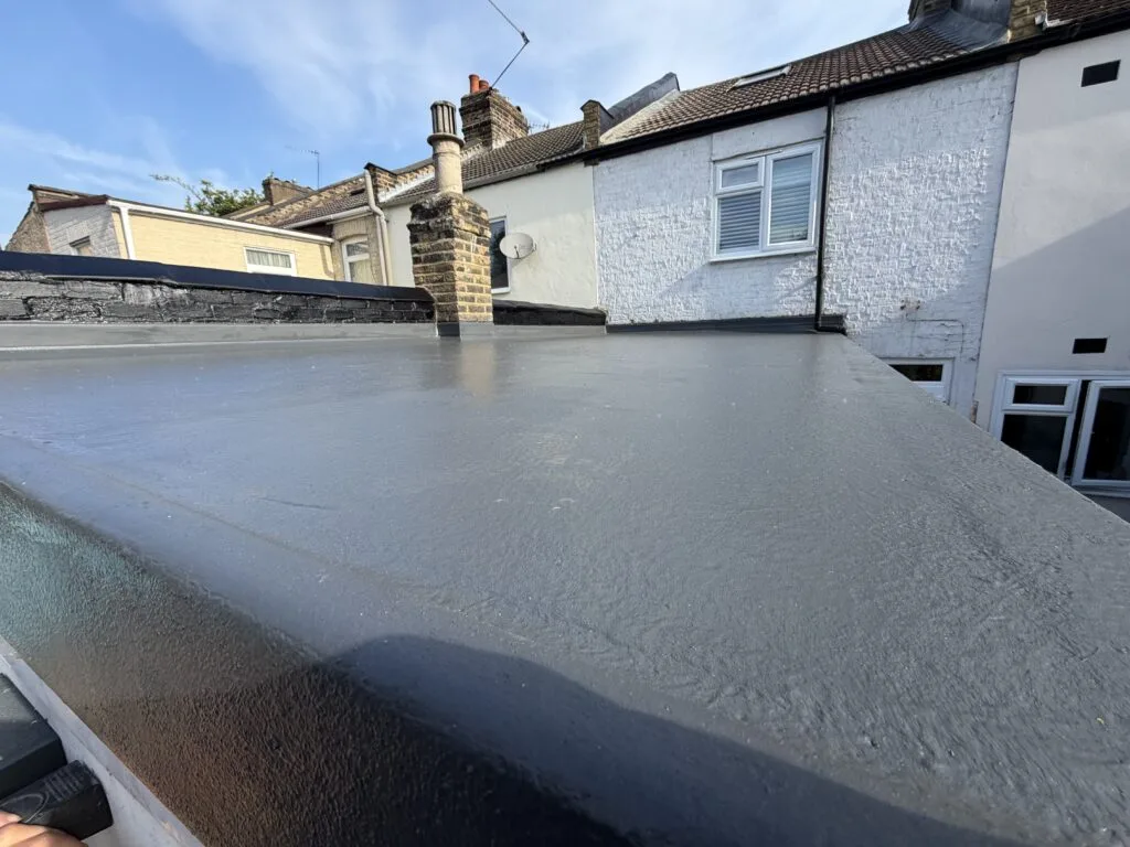 Flat roof repairing work, Custom House, E16