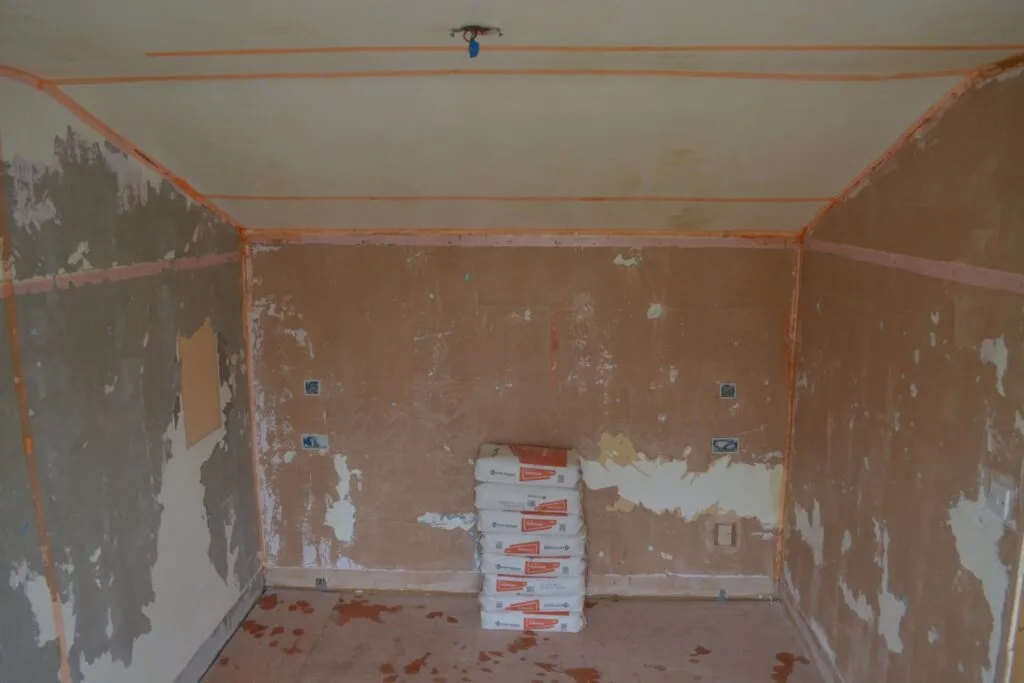 Preparation for plastering