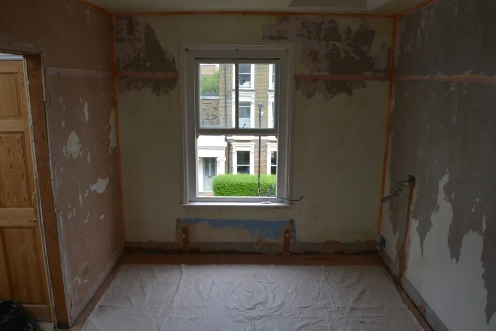 Preparation for plastering
