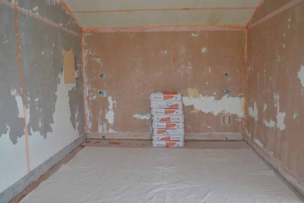 Preparation for plastering