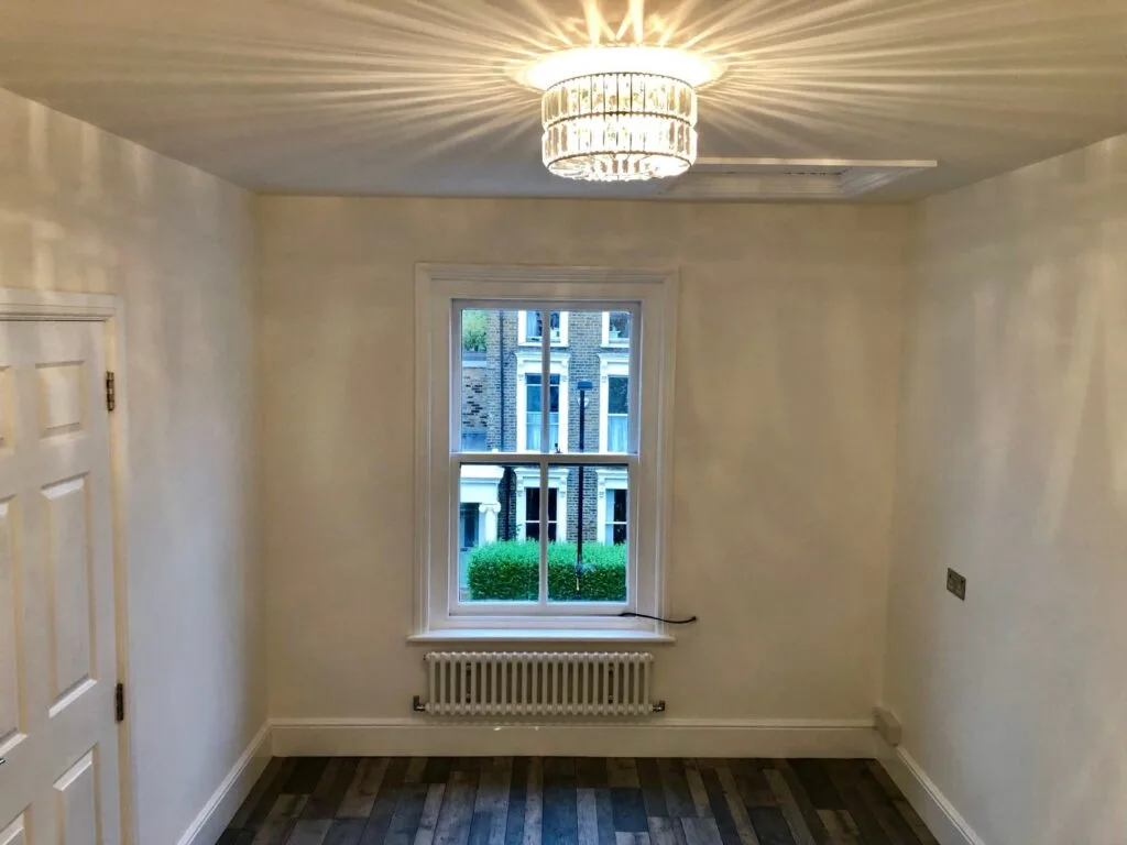 Double bedroom renovation, unfurnished