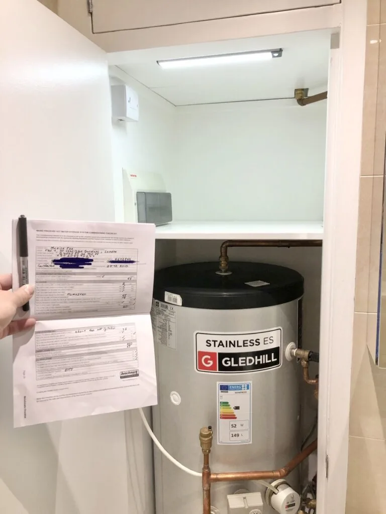 Bathroom and heating installation, completed