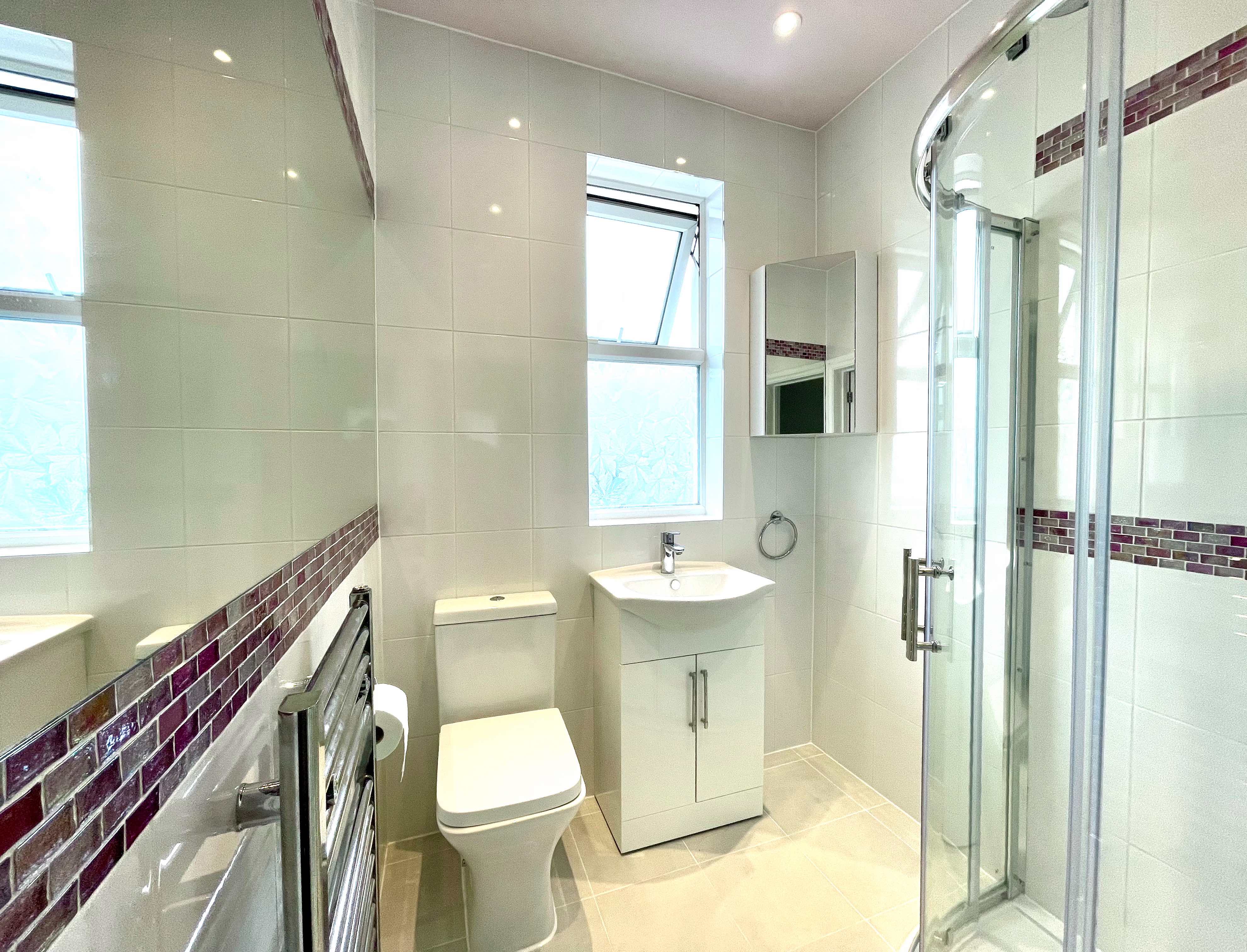 Stylish Shower Room Refurbishment at Wimbledon in London